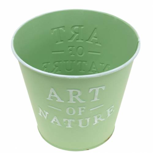 Artikel Bloempot zink mint groen Ø15cm H13.5cm