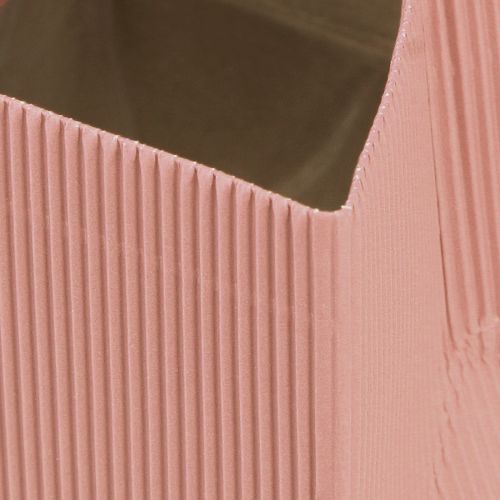 Floristik24 Bloemenplanter bloementas roze zalm 12cmx12cm 6 st