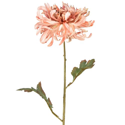 Chrysanten Roze Zalm Kunst Ø13cm L72cm 2st