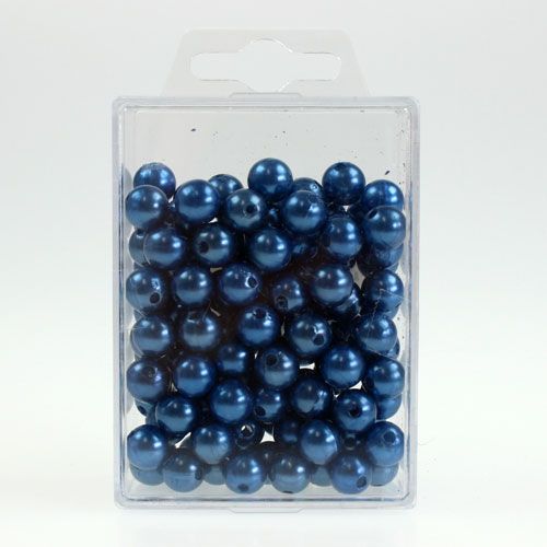 Artikel Decoratie kralen Ø10mm blauw 115st