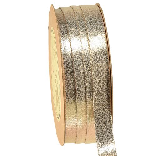 Floristik24 Decoratief lint goud metallic decoratief lint sieradenlint B15mm L15m