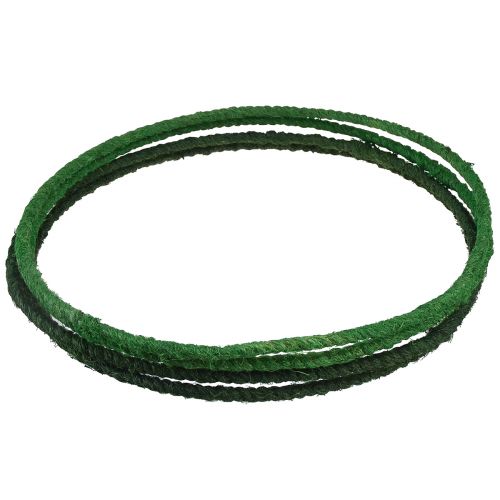 Artikel Decoratieve ring jute decoratielus groen donkergroen Ø30cm 4st
