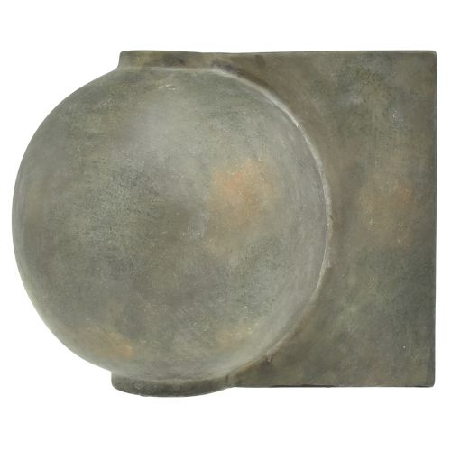 Artikel Decoratieve vaas keramiek antieklook bronsgrijs 30×20×24cm