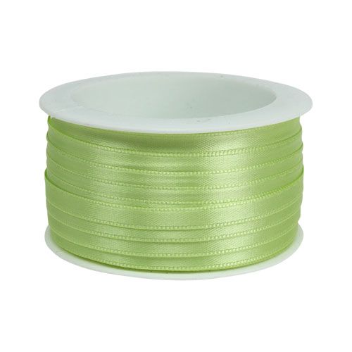 Floristik24 Geschenk- en decoratielint 6 mm x 50 m pastelgroen