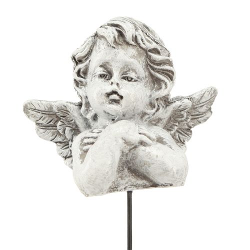 Artikel Grafdecoratie engel op stok decoratie voor arrangement 5,5cm 4 stuks