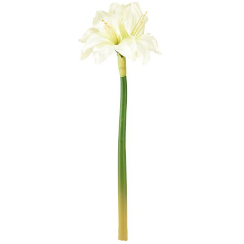 Artikel Kunstridderster als echte kunstbloemen witte amaryllis 40cm 3st