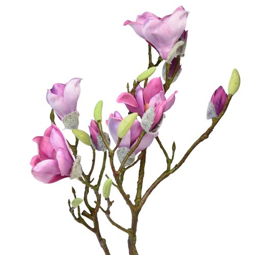 Floristik24 Kunstbloem magnolia tak, magnolia roze 92cm