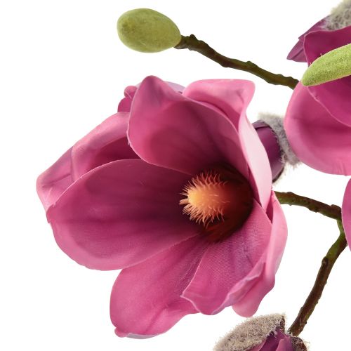 Artikel Kunstbloem magnolia tak, magnolia roze 92cm