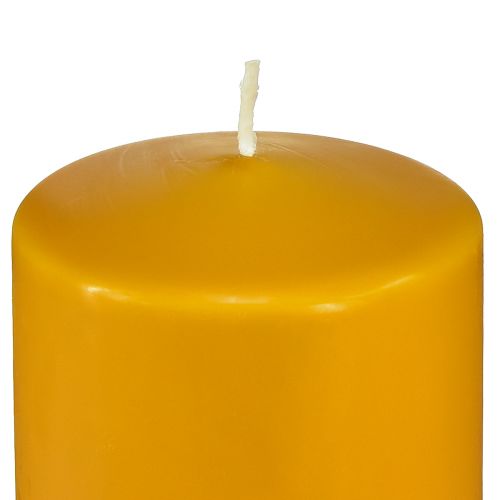 Artikel PURE stompkaars geel honing Wenzel kaarsen 130/70mm