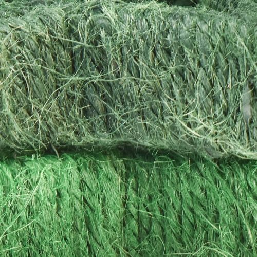 Artikel Ster om op te staan Kerstdecoratie jute groen 13/18cm 4st