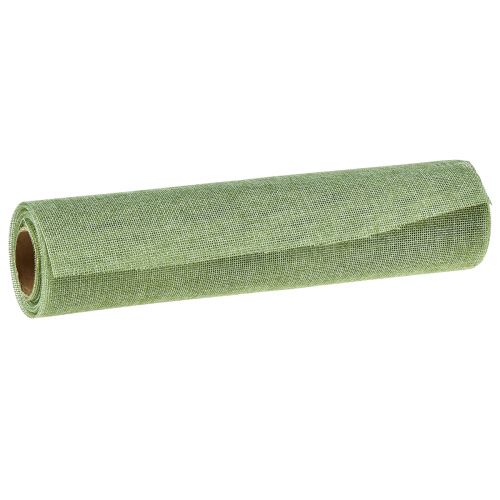 Artikel Tafelloper groen lichtgroen met jute, decoratiestof 29×450cm - elegante tafelloper voor uw feestelijke decoratie