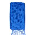Floristik24 Netband, rasterband, sierband, blauw, draadversterkt, 50 mm, 10 m