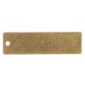 Floristik24 Merry Christmas Kersthanger metaal 7x2cm 6 st