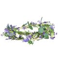 Floristik24 Romantische bloemenslinger lavendel paars wit 194cm