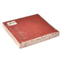 Floristik24 Servetten Bordeaux Reliëf Ornamenten 33x33cm 15st