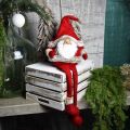 Floristik24 Kerstman rand kruk decoratief figuur Kerst 28×22×88cm