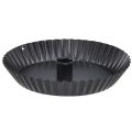 Floristik24 Originele metalen kandelaar in taartvorm - zwart, Ø 18 cm 4 stuks - stijlvolle tafeldecoratie