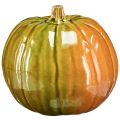 Floristik24 Decoratieve keramische pompoen in felgroene tinten - 17,5 cm - perfect voor herfsttafeldecoratie